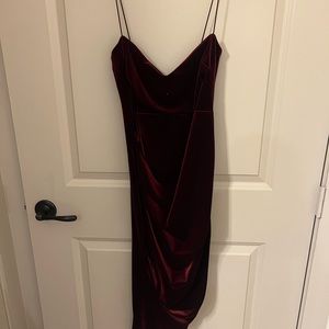 Never been worn- tags on Nookie red velvet dress